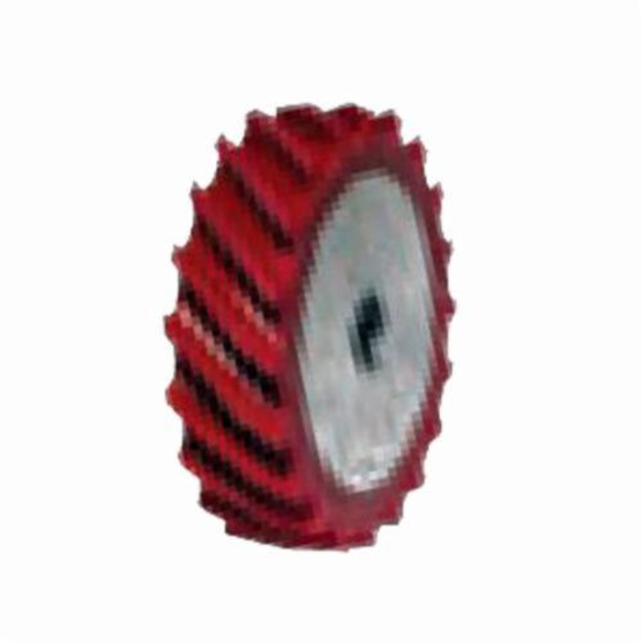 Dynabrade® 11689 Scoop Face Contact Wheel Assembly With Bearing and Shaft, For Use With Dynabelter® Contact Arm