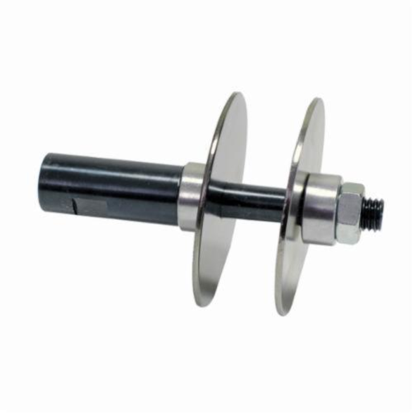 Dynabrade® 13016 Standard Wheel Arbor Assembly, 1/2 in Dia, 1/2-20 Male Spindle, 3-1/2 in W Wheel
