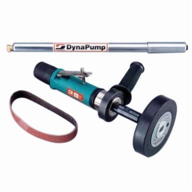 Dynabrade®Dynastraight® 13214 Straight Line Abrasive Finishing Tool, 8 in Dia, 5/8-11 Male, 0.7 hp, 40 scfm, 90 psi