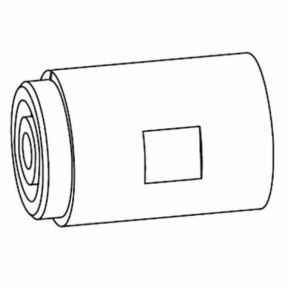 Dynabrade® 13326 Housing Extension, For Use With DynaZip 13320 Eraser Wheel