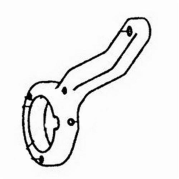 Dynabrade® 13377 Handle Support, For Use With Dynisher® 13450 Finishing Tool