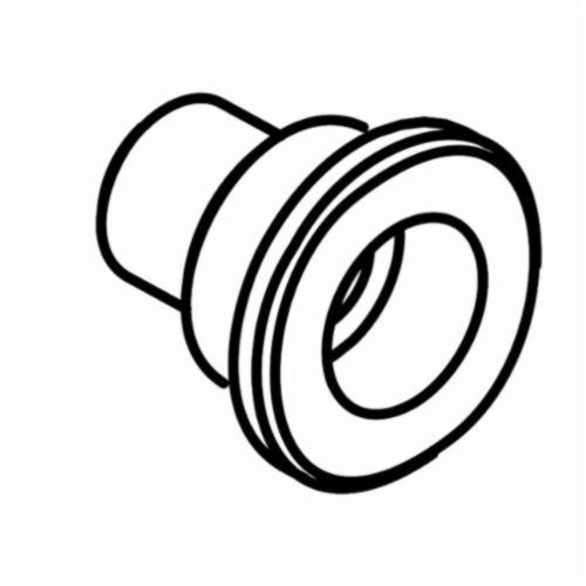 Dynabrade® 13434 Short Flange, For Use With Dynisher® 13415 Electric Finishing Tool