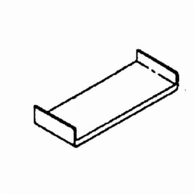 Dynabrade® 57940 Platen Pad, 2 in L x 3/8 in W, Hard Density, For Use With Dynafine® 57930 Finger Sander