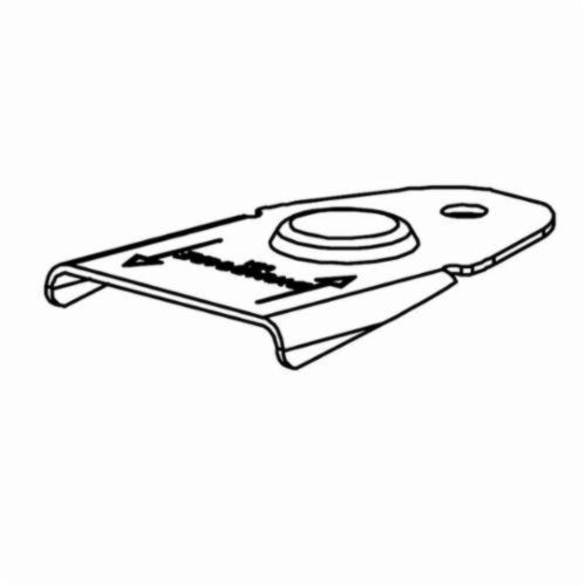 Dynabrade® 15057 Belt Guard, For Use With Mini-Dynafile® II 15003 Abrasive Belt Tool