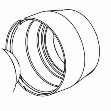 Dynabrade® 25257 Cup Nut, For Use With 52656 Right Angle Disc Sander