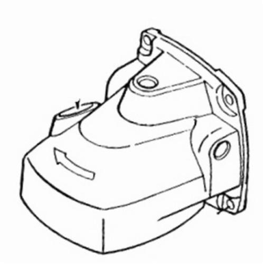 Dynabrade® 40549 Gear Case Assembly, For Use With Dynafile® II 40520 Electric Motor Assembly
