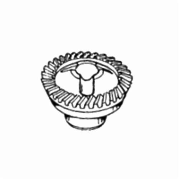 Dynabrade® 40553 Spiral Bevel Gear, For Use With Dynafile® II 40520 Electric Motor Assembly