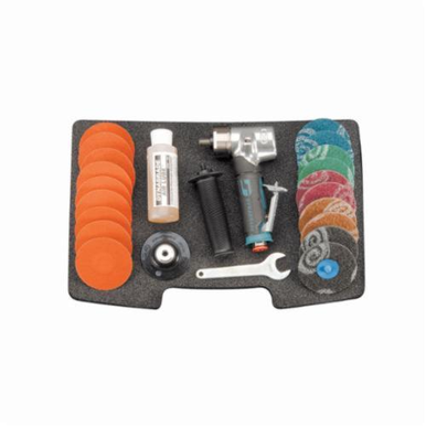 Dynabrade® 48420 Gearless Handheld Disc Sander Kit, 3 in Disc, 0.7 hp, 23 cfm, 90 psi