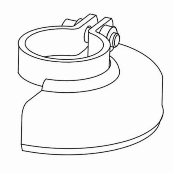Dynabrade® 50098 Guard Assembly, For Use With Cut-Off Diamond Wheel
