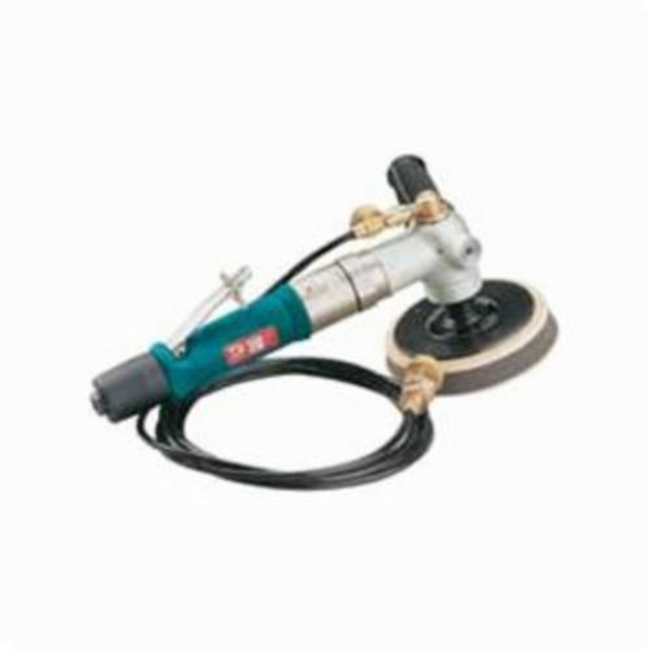 Dynabrade® 51605 2-Hand Right Angle Rotary Deluxe Polisher, 6 to 8 in Dia, M14x2, 0.7 hp, 50 scfm, 90 psi