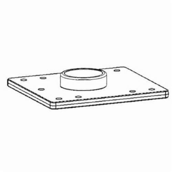 Dynabrade® 52083 Sub Base, For Use With 18240 Air Router