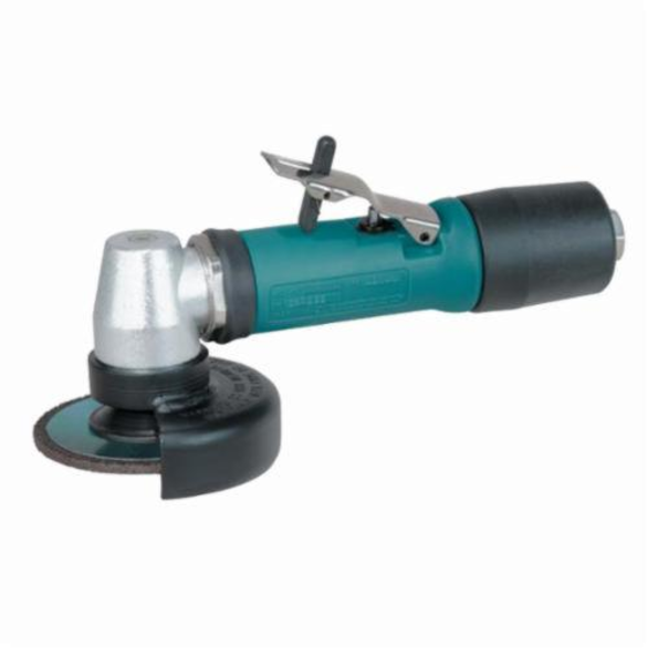 Dynabrade® 52705 Geared Heavy Duty Depressed Center Wheel Grinder, 3 in Dia Wheel, 3/8-24 Male, 0.4 hp, 24 scfm, 90 psi
