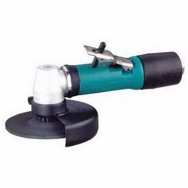 Dynabrade® 52706 Geared Heavy Duty Depressed Center Wheel Grinder, 4 in Dia Wheel, 3/8-24 Male, 0.4 hp, 23 scfm, 90 psi