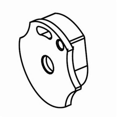 Dynabrade® 52871 Rear Bearing Plate, For Use With 52861, 52862 and 52863 Pencil Grinders