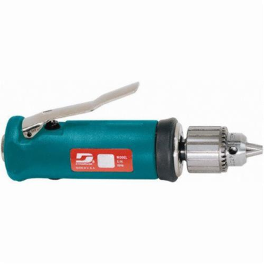 Dynabrade® 53037 Gearless Air Powered Drill, 1/4 in Keyed Chuck, 0.5 hp, 27 scfm, 90 psi