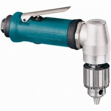 Dynabrade® 53047 Geared Air Powered Drill, 1/4 in Keyed Chuck, 0.4 hp, 21 scfm, 90 psi