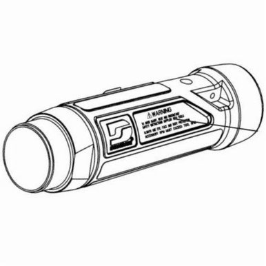 Dynabrade® 53754 Housing, For Use With 52672, 52673 and 52692 Slow Speed Extension Die Grinders