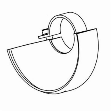 Dynabrade® 55065 Type 27 Guard Assembly, For Use With 50340 Pistol Grip Depressed Center Wheel Grinder