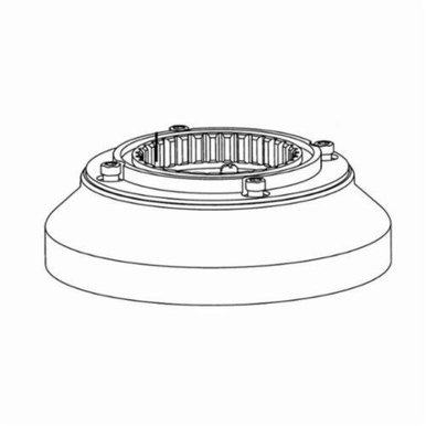 Dynabrade® 56452 Mount Plate Assembly, For Use With Dynabrade® 58040 and 58041 Two Hand Gear Driven Sanders