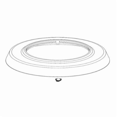 Dynabrade® 56489 Non-Vacuum Random Shroud, For Use With Dynabrade® 58040 Gear Driven Rotary Action Air Sander