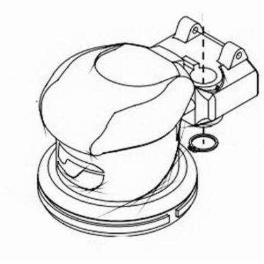 Dynabrade® 56649 Housing Assembly, For Use With 59104 Air Powered Random Orbital Sander
