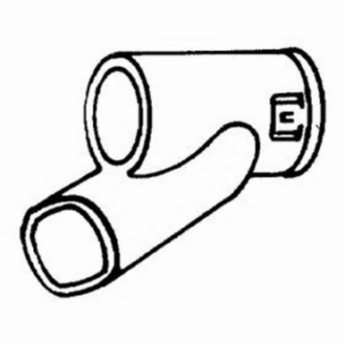 Dynabrade® 57083 Vacuum Adaptor, For Use With 57033 and 57034 Self-Generated Vacuum (Vac-Ready)/Machine Exhausts