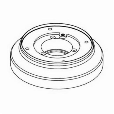 Dynabrade® 57333 Mounting Plate Assembly, For Use With 10700 and 10705 Gear Driven Orbital Sanders