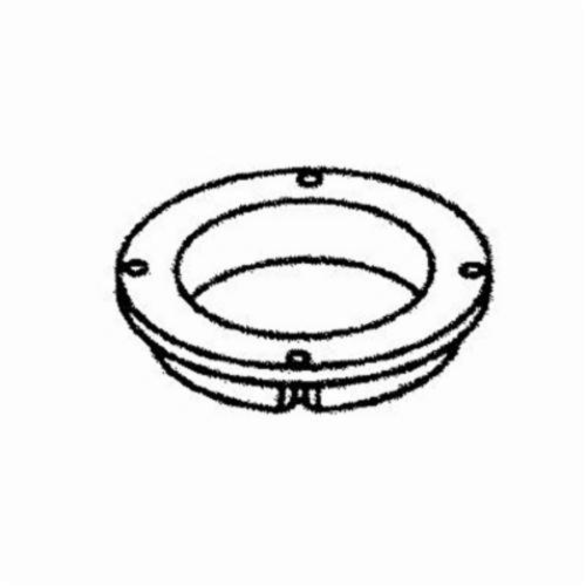 Dynabrade® 57397 Wiper Retainer, For Use With Dynorbital® 57600 and 57602 Random Orbital Sanders