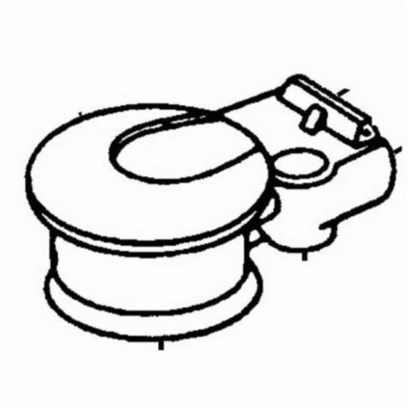 Dynabrade® 57529 Mini Housing, For Use With Mini-Dynorbital® Supreme 57500 and 57501 Palm Style Random Orbital Sanders