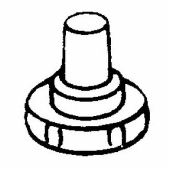 Dynabrade® 57588 Balancer Shaft, For Use With Dynorbital® Supreme 57570 and 57571 Wet Air Powered Random Orbital Sanders