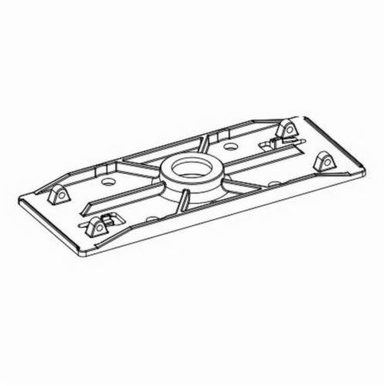 Dynabrade® 57875 Pad Base, For Use With Dynabug® II 10280, 10281 and 10282 Orbital Sanders