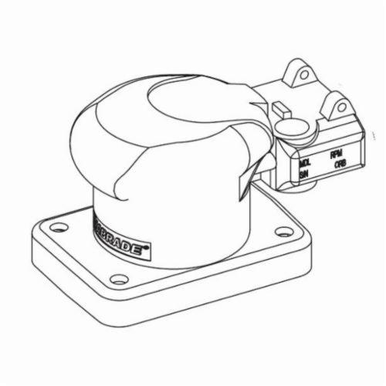 Dynabrade® 59288 Housing, For Use With Dynorbital-Spirit™ 59117 Self-Generated Vacuum Air Powered Random Orbital Sander