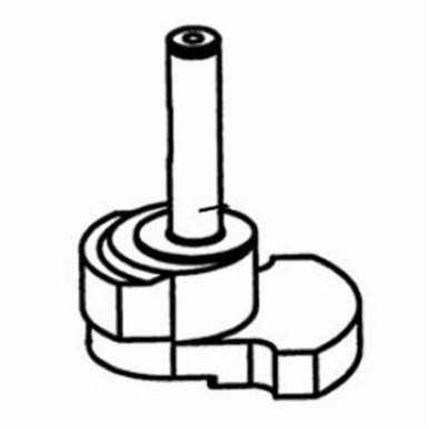 Dynabrade® 59060 Motor Shaft Balancer, 3 in, 3-1/2 in Dia, 3/16 in Orbit