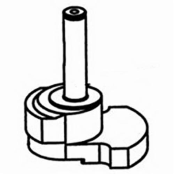 Dynabrade® 59062 Shaft Balancer, 6 in Dia, 3/16 in Orbit