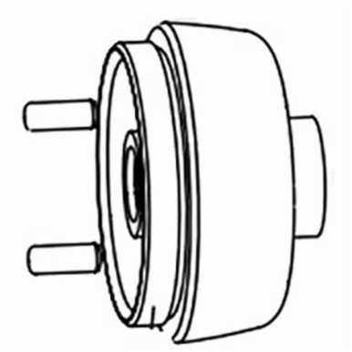 Dynabrade® 60111 Swivel Turbine Cover, For Use With 60051 Wrenchless Pencil Grinder, Turquoise