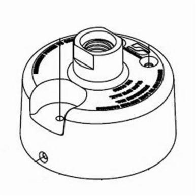 Dynabrade® 61322 Housing, For Use With DynaLocke™ 52760 Hook-Face Pad Head Sander