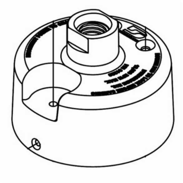 Dynabrade® 61323 Housing, For Use With DynaLocke™ 52760 Hook-Face Pad Head Sander