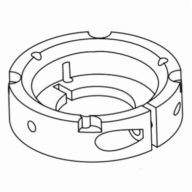 Dynabrade® 61348 Mounting Collar, For Use With 51582 and 51583 Electric Random Orbital Sanders