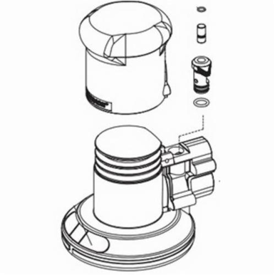 Dynabrade® 64449 Housing Assembly, For Use With 58418 Orbit Non-Vacuum Two Hand Random Orbital Sander