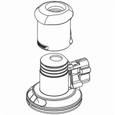 Dynabrade® DynaLocke® 64453 Housing Assembly, For Use With DynaLocke™ 58431 Orbit Vacuum-Ready Dual Action Sander