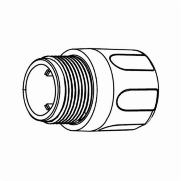 Dynabrade® 69359 Muffler Cap, For Use With Dynorbital® 69113 and 69114 Silver Supreme Sanders