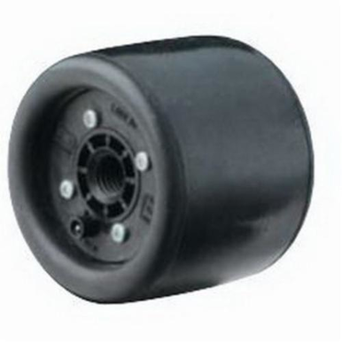 Dynabrade® Dynacushion® 92827 Heavy Duty Pneumatic Wheel, 3-1/4 in Dia x 3 in, 1/2-13 Female Spindle, Rubber