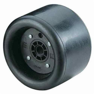 Dynabrade® Dynacushion® 92937 Standard Pneumatic Wheel, For Use With Dynastraight® 13206 Finishing Tool, Rubber