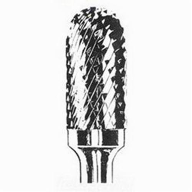Dynabrade® DynaBurr SC-1 Abrasive Burr, Cylindrical-Radius End (Shape SC), 1/4 in Dia, Double Cut