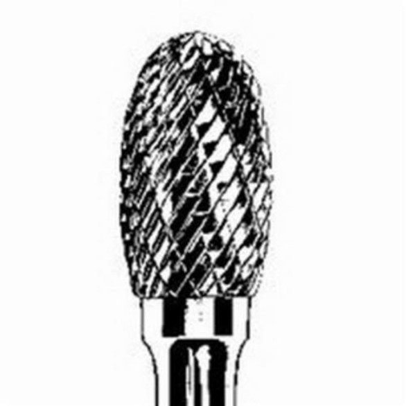 Dynabrade® DynaBurr SE-3 Abrasive Burr, Oval (Shape SE), 3/8 in Dia, Double Cut