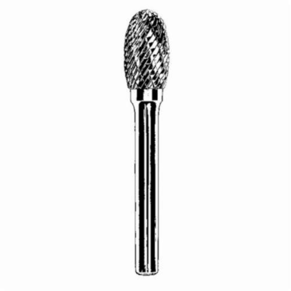 Dynabrade® DynaBurr SE-41 Abrasive Burr, Oval (Shape SE), 1/8 in Dia, Double Cut