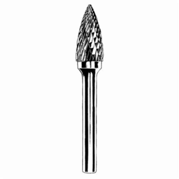 Dynabrade® DynaBurr SG-44 Abrasive Burr, Tree Pointed (Shape SG), 1/8 in Dia, Double Cut