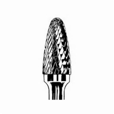 Dynabrade® DynaBurr SF-3 Abrasive Burr, Tree Radius (Shape SF), 9 mm Dia, Double Cut