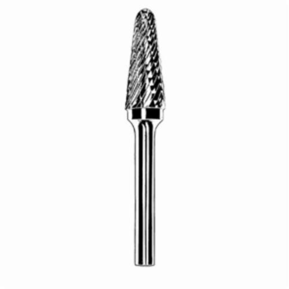 Dynabrade® DynaBurr SL-42 Abrasive Burr, Taper Radius (Shape SL), 3 mm Dia, Double Cut