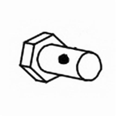 Dynabrade® 95208 Hex Head Bolt, 3/8-16 x 1 in L, For Use With Metal Capture Downdraft Table
